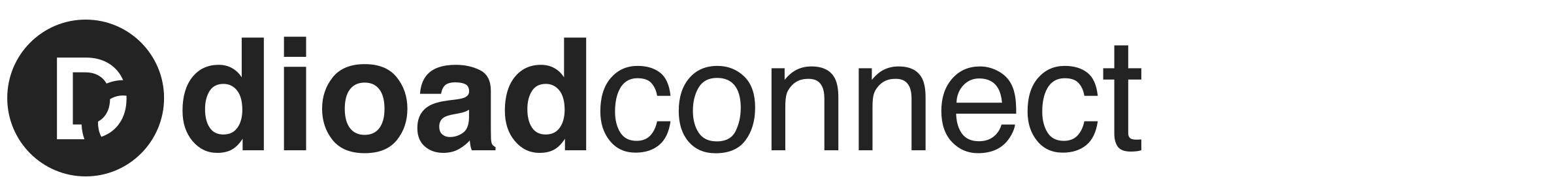 Dioad Service Long Logo Mono — connect