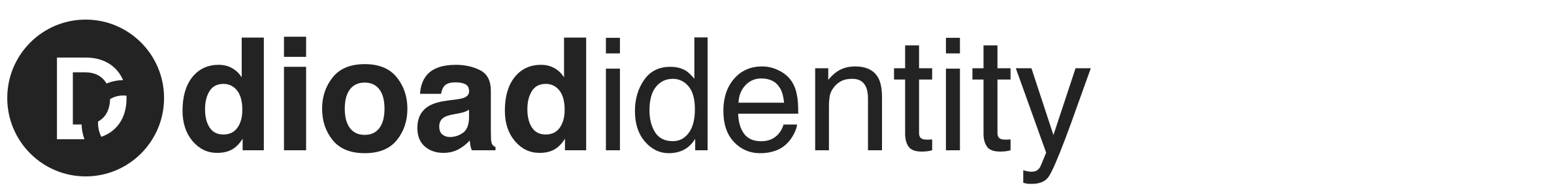 Dioad Service Long Logo Mono — identity