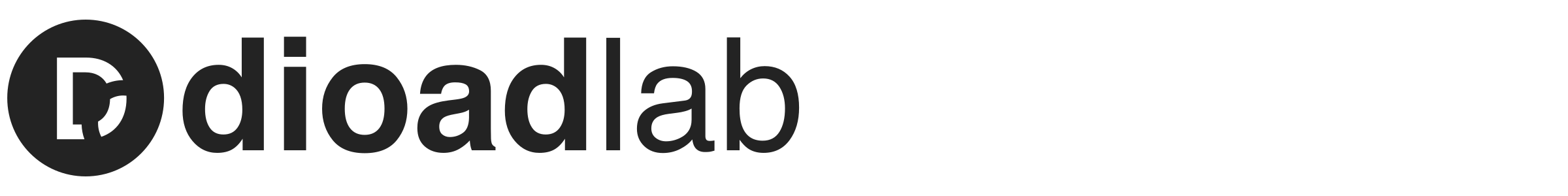 Dioad Service Long Logo Mono — lab